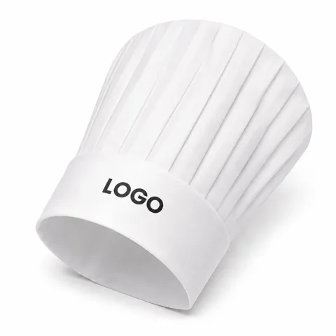 Disposable Non Woven Tall Chef Hat for Home Kitchens