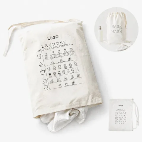 Heavy-Duty Canvas Laundry Bag for Sorting and Transporting