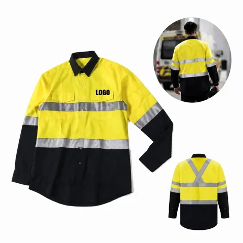 Men's Long Sleeve Cotton Performance Top for Outdoor Sports