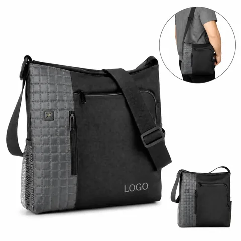 Executive Traveler Tote with Secure Zippered Pockets