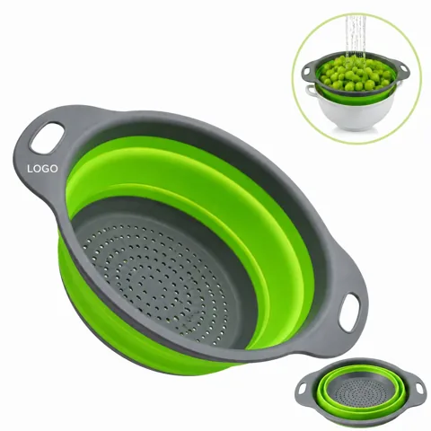 Collapsible Colander Set 2-Pack, Space Saving Kitchen