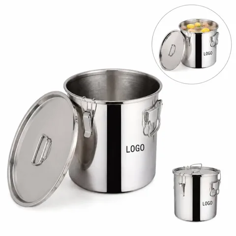 Stainless Steel Food Storage Container with Leakproof Lid