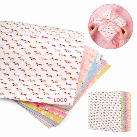 Custom Bulk Gift Wrap Paper Rolls, Personalized Designs