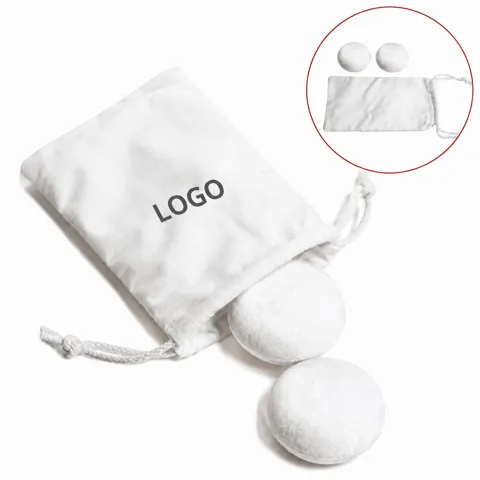 Natural Wool Dryer Balls 2 Pack Reusable Eco-Friendly