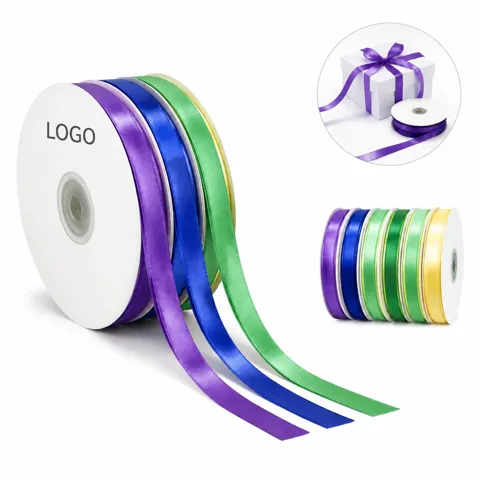 Custom Printed Satin Ribbon for Party & Wedding Decor