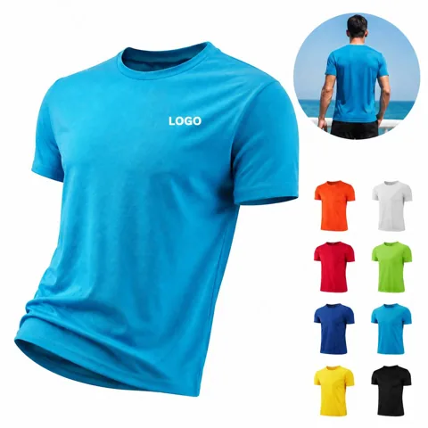 Men's Breathable Bird Eye Mesh Tee for Sports & Hiking