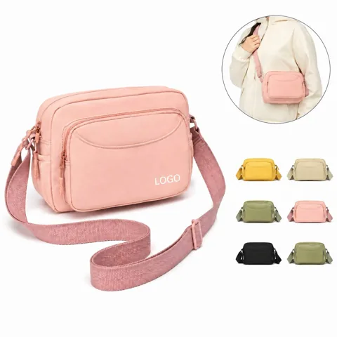 Women's Water Resistant Nylon Crossbody Purse