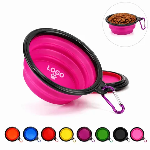 Collapsible Pet Bowl with Carabiner