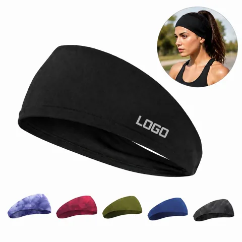 Moisture Wicking Unisex Sweatband Hairband for Workout