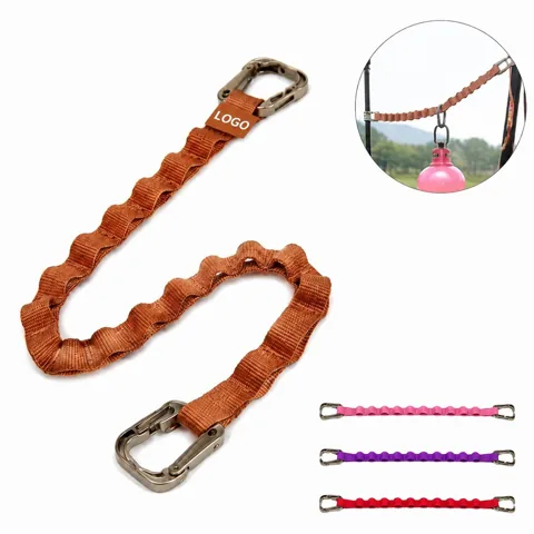 Tree Tent Hanging Straps Nylon Camping Hammock Straps 5-Loop