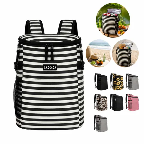 Portable Insulated Cooler Pack with Ergonomic Straps