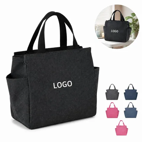 Insulated Lunch Cooler Tote, Water-Resistant