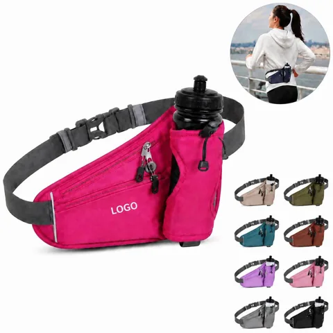 Active Waist Pack Water Bottle Carrier Running Belt