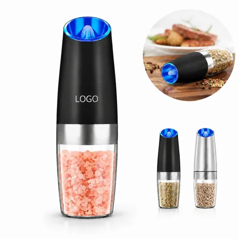 Battery Powered Spice Grinder with Blue Light