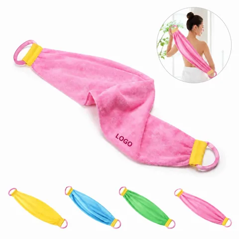 Exfoliating Back Scrubber with Dual Handles, Extra Long