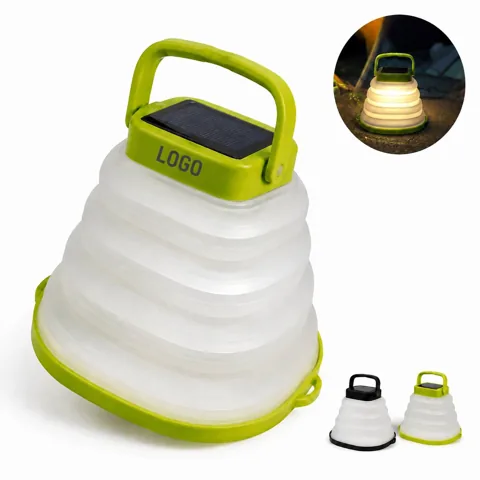 Solar Folding Lantern USB Rechargeable Lightweight Camping