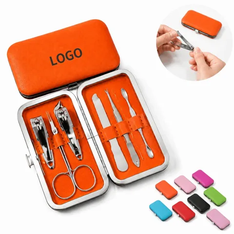 Travel Manicure Kit with Case for On-the-Go Nail Care