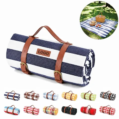 Custom Foldable Picnic Mat for Outdoor Adventures with Logo