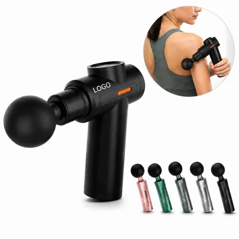 Handheld Muscle Massager Gun 6 Speeds 4 Heads Deep Tissue