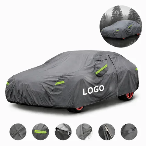 Custom All-Weather Vinyl Car Cover for Sedans with UV