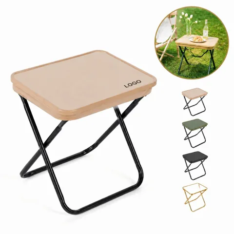 Compact Ultralight Camping Stool with Zippered Case