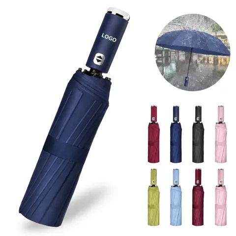 Safety LED Umbrella Light with UV Protection Pongee Canopy