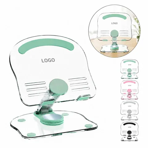 Acrylic Laptop Riser, Ergonomic Ventilated Stand for Desk