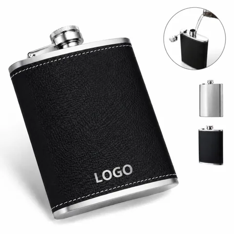 Stainless Steel Hip Flask for Camping Hiking Travel