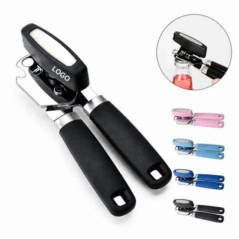 Stainless Steel Can Opener with Extra Large Turn Knob