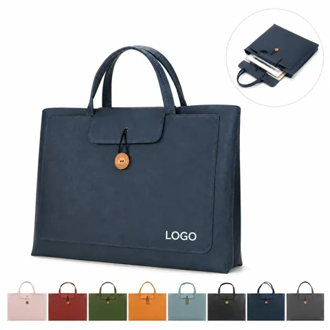 Genuine Leather Laptop Sleeve 360