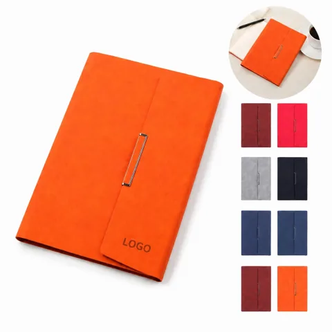Premium Leather Journal Notebook with Pen Holder, 200 Sheets
