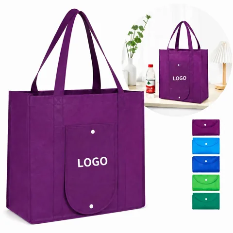 Eco Friendly Foldable Reusable Grocery Pouch