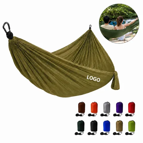 Double Parachute Nylon Camping Hammock for Two