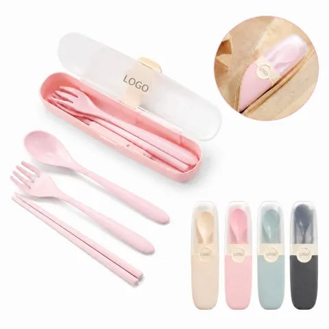 Portable Stainless Steel Utensil Set with Spoon Fork