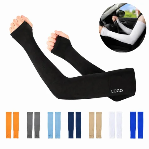 Cooling Elastic Arm Sleeves UV Protection for Outdoor Sports