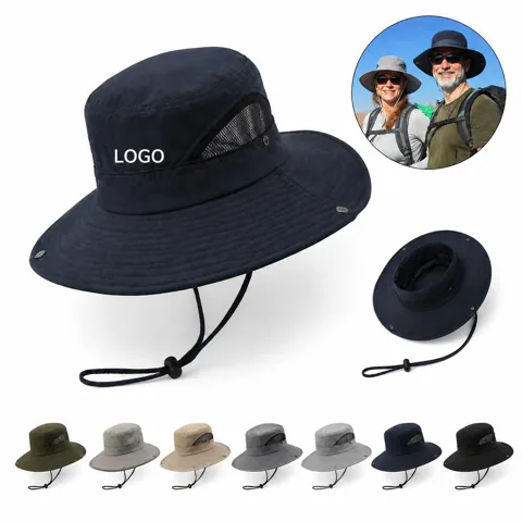 Men's Crushable Wide Brim Sun Hat UV Protection