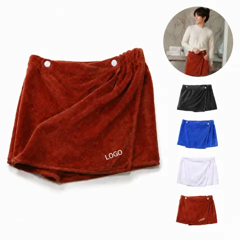 Ultra-Soft Microfiber Bath Towel with Adjustable Wrap