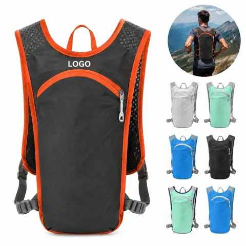 Lightweight Mesh Trail Running Vest Pack with Adjustable Fit