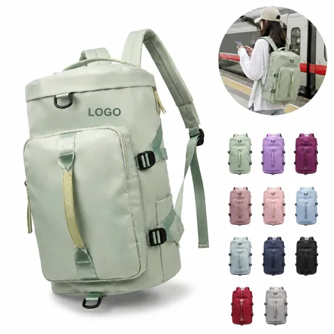 Unisex Waterproof Travel Backpack with Separate Wet