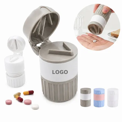 3-in-1 Pill Crusher, Cutter and Storage Container