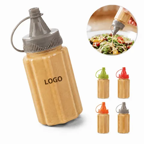 Leakproof Bento Sauce Squeeze Bottle for Travel, Food Grade