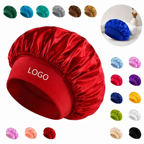 Gentle Elastic Reusable Shower Cap, No Forehead Marks, Hair