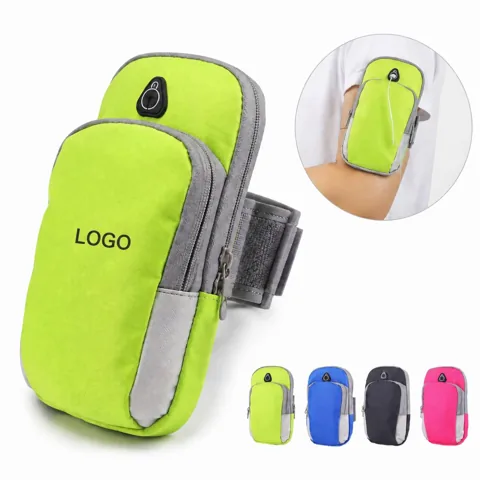 Waterproof Running Armband Phone Pouch with Headphone Jack