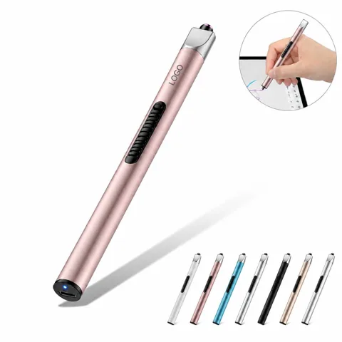 Windproof USB Rechargeable Arc Lighter with Dual Safety