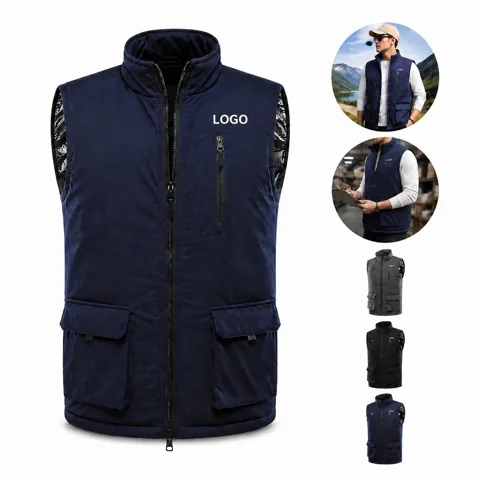 Rechargeable Heated Vest Dual Zone 3 Heat Levels