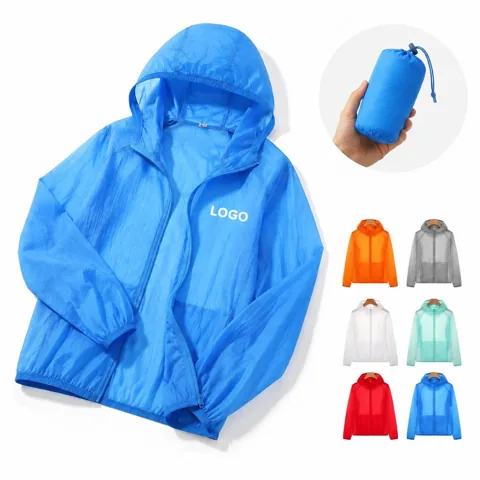 Ultralight UPF 50 Sun Hoodie Full Zip Cooling