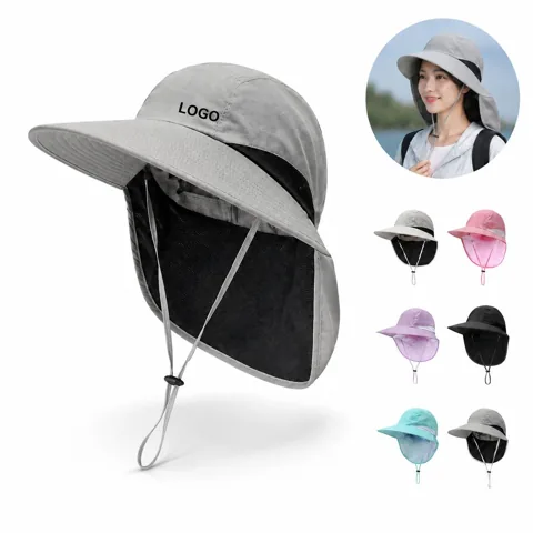 UPF 50+ Wide Brim Sun Hat Quick Dry Outdoor Fishing Hiking