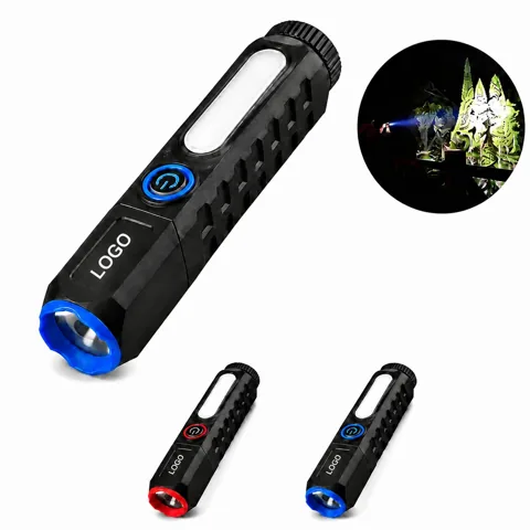 Magnetic Rechargeable LED Work Flashlight, Hands-Free