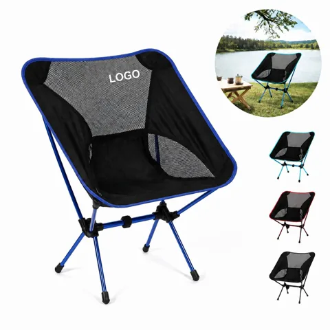 Portable Folding Camp Chair with Carry Bag, 600D Nylon