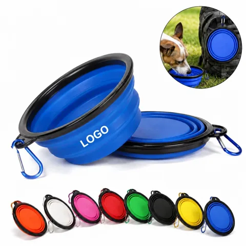 Collapsible Dog Bowl Portable TPE Pet Water Dish